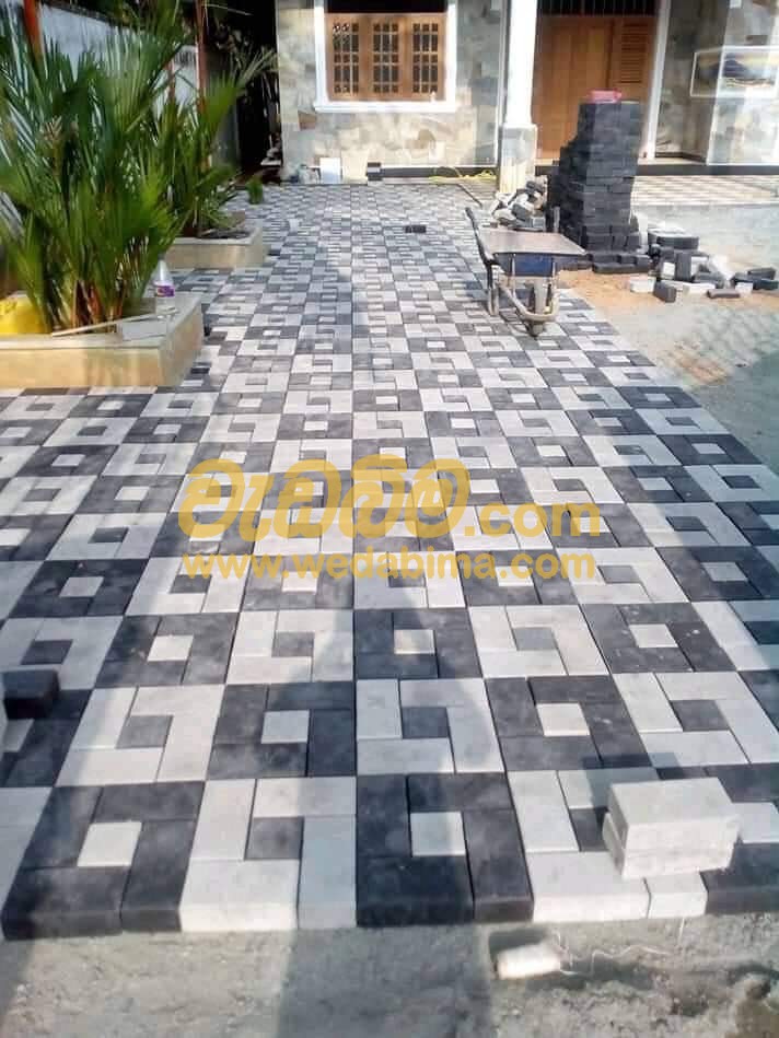 Decorative Interlock paving price in Sri Lanka