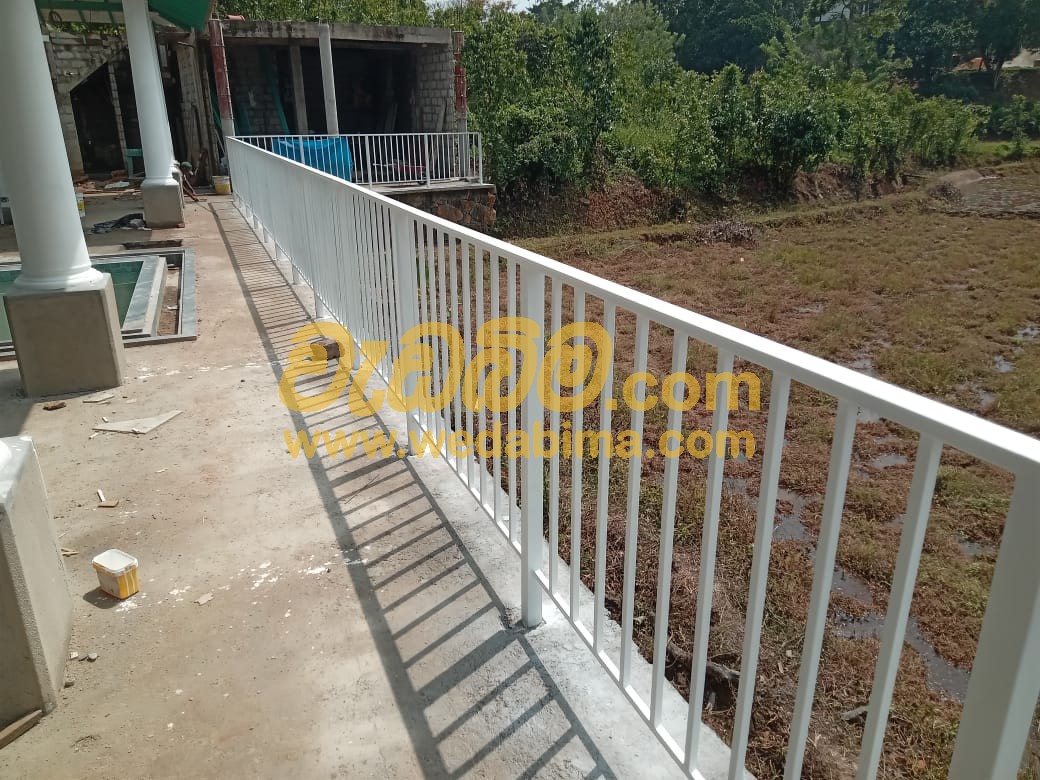 Steel hand railing design in Matara