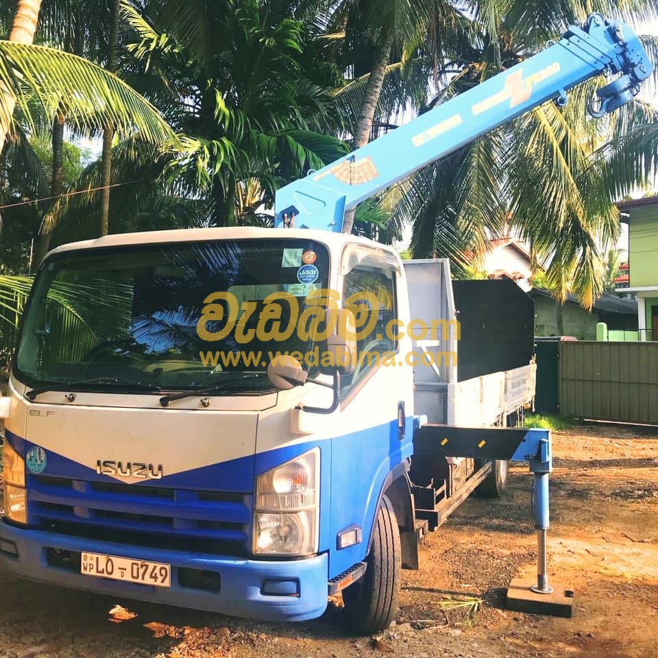 Boom Truck for Rent in Sri Lanka