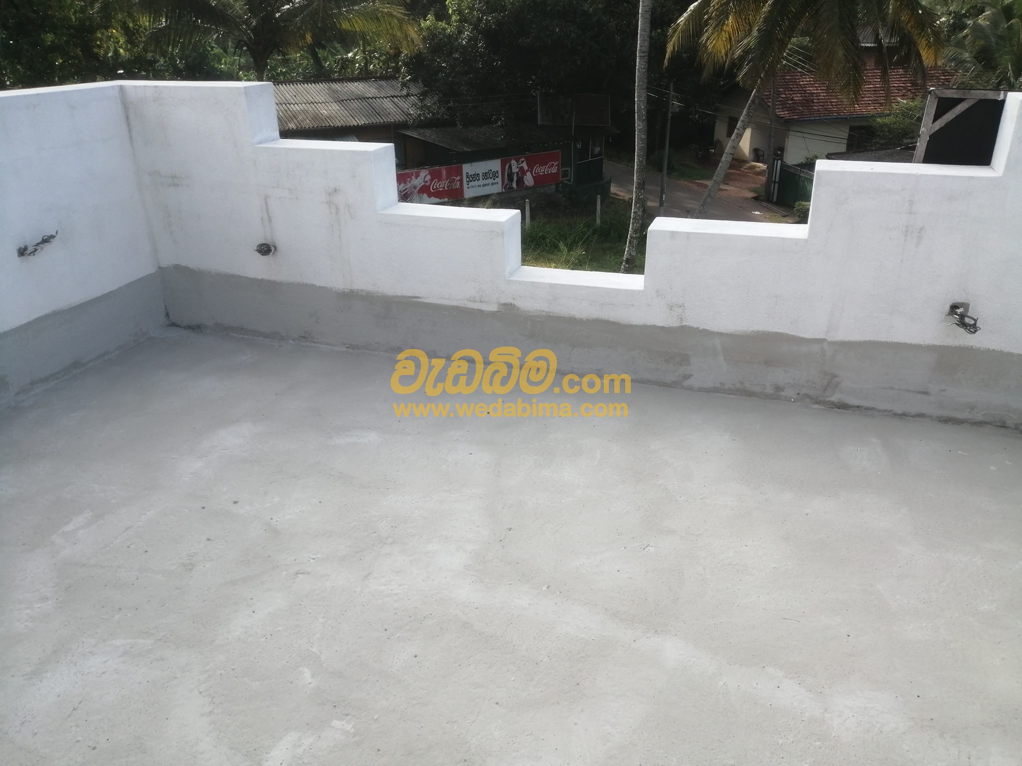 Roof Terrace Waterproofing Work - Colombo