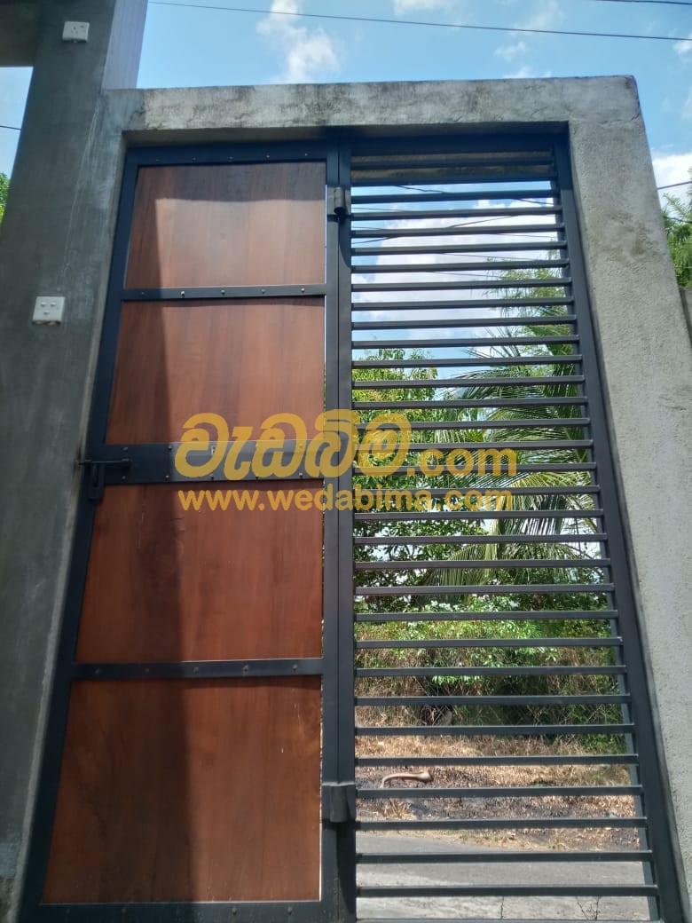 Grill Gate Design and Steel Handrail design in Rathnapura