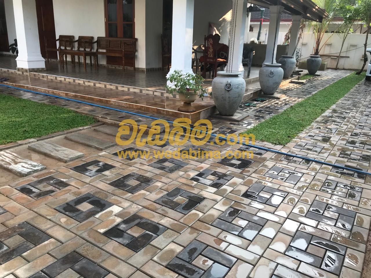 interlock paving contractors price in negombo