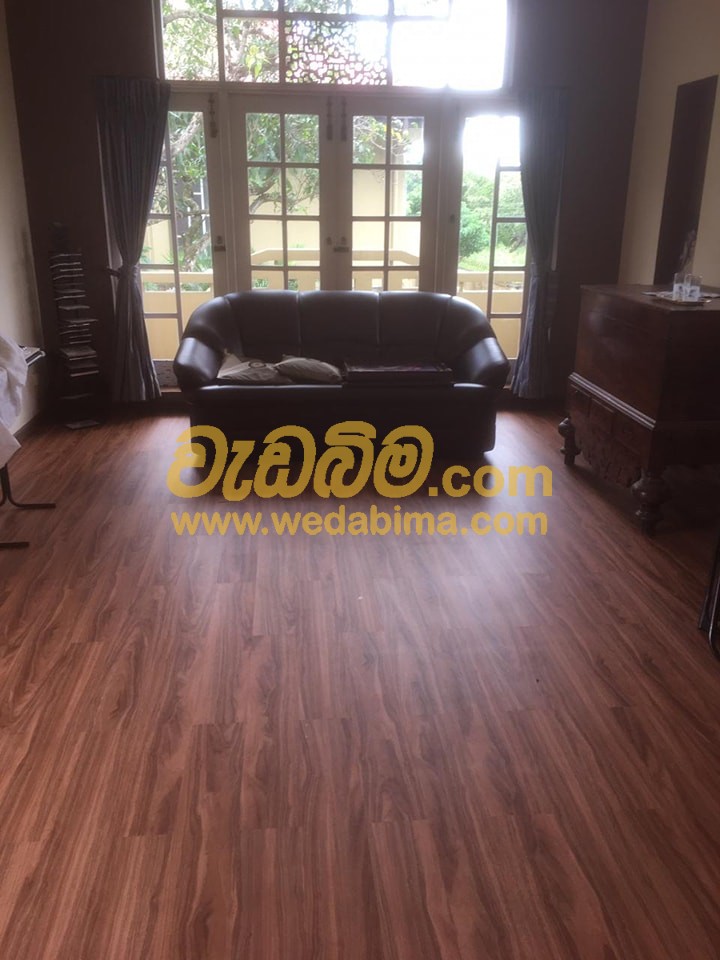 wooden flooring contractors in Wellampitiya