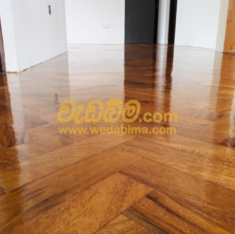 Timber Flooring design in Galle