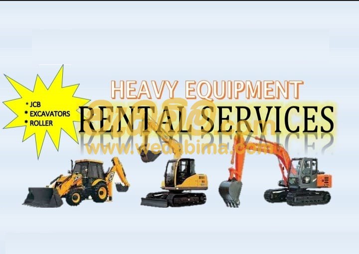 Heavy Machinery for rent in Nuwara eliya