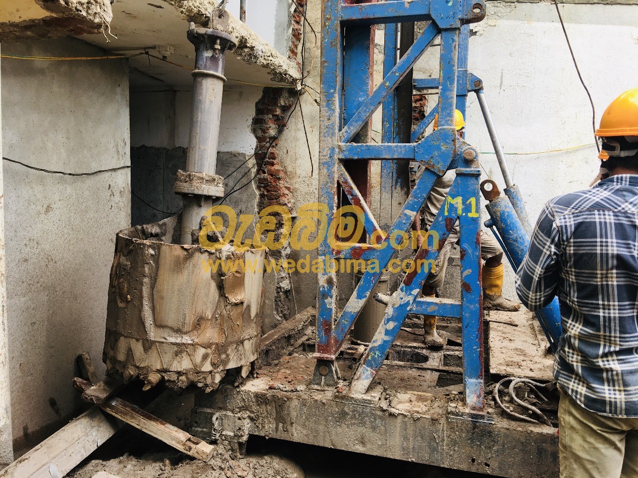 Piling and pile base Grouting Construction In Colombo