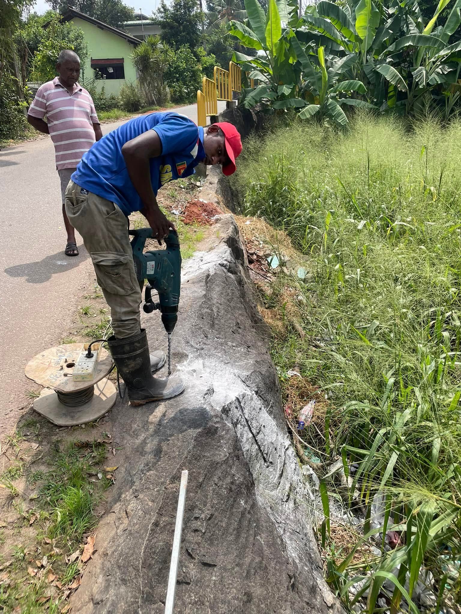 Black stone Drilling price in polgahawela, colombo