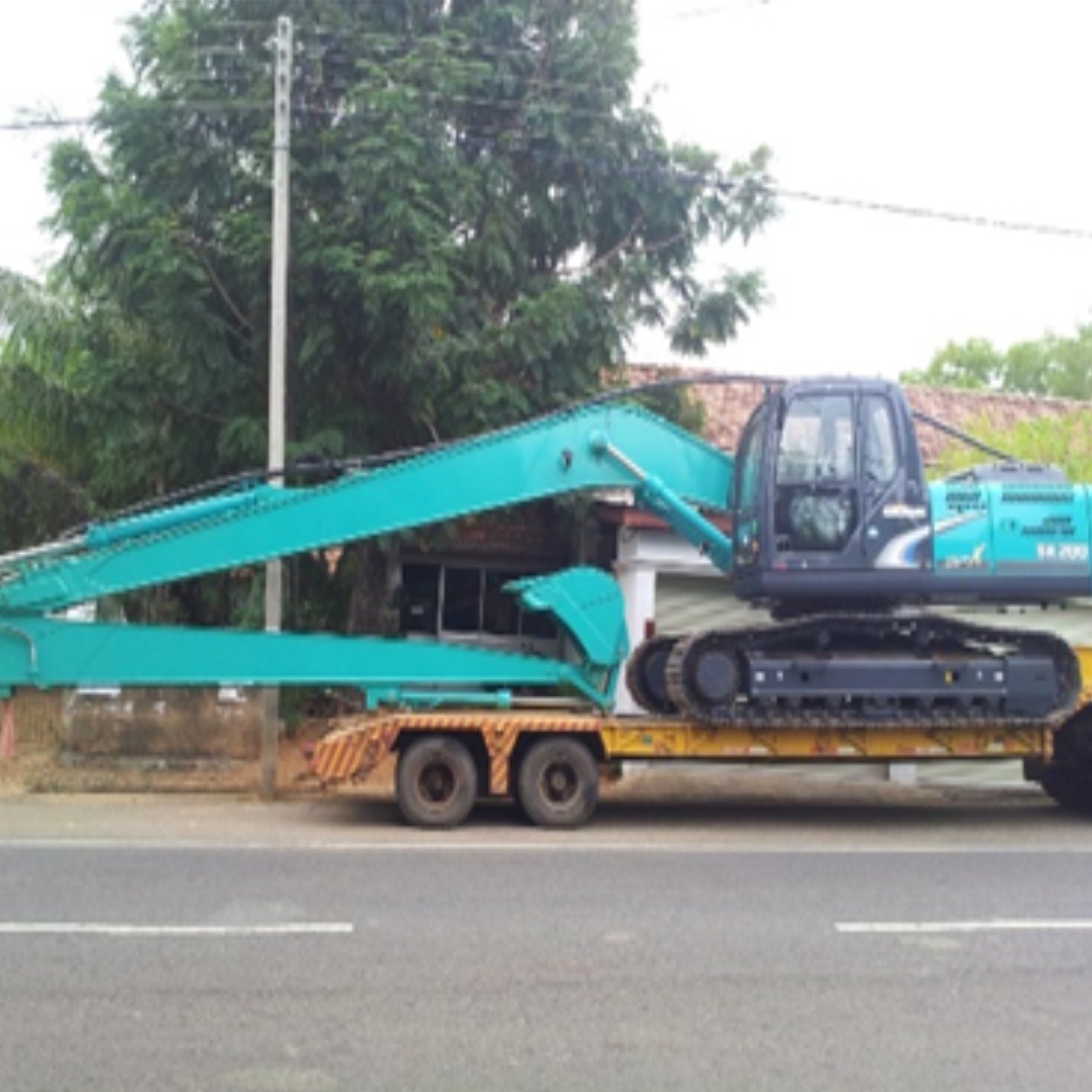 excavator 200 Super Long Arm rent in sri lanka
