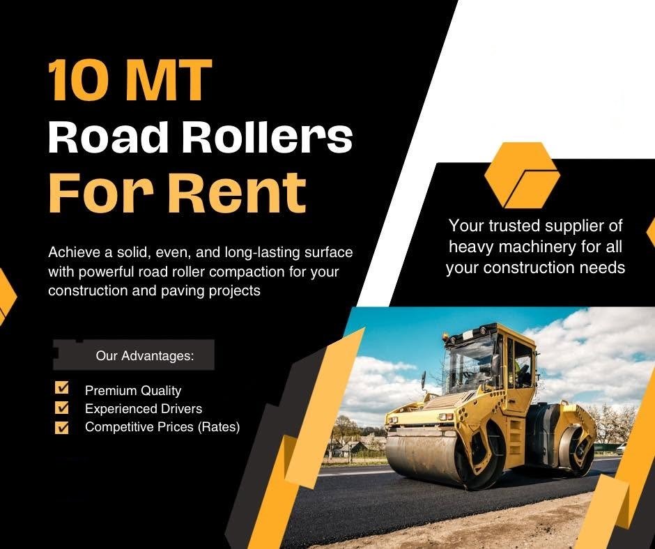 Road Rollers For rent in wattala