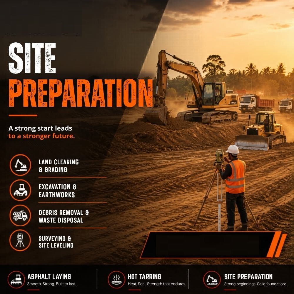 site preparation contractors wattala