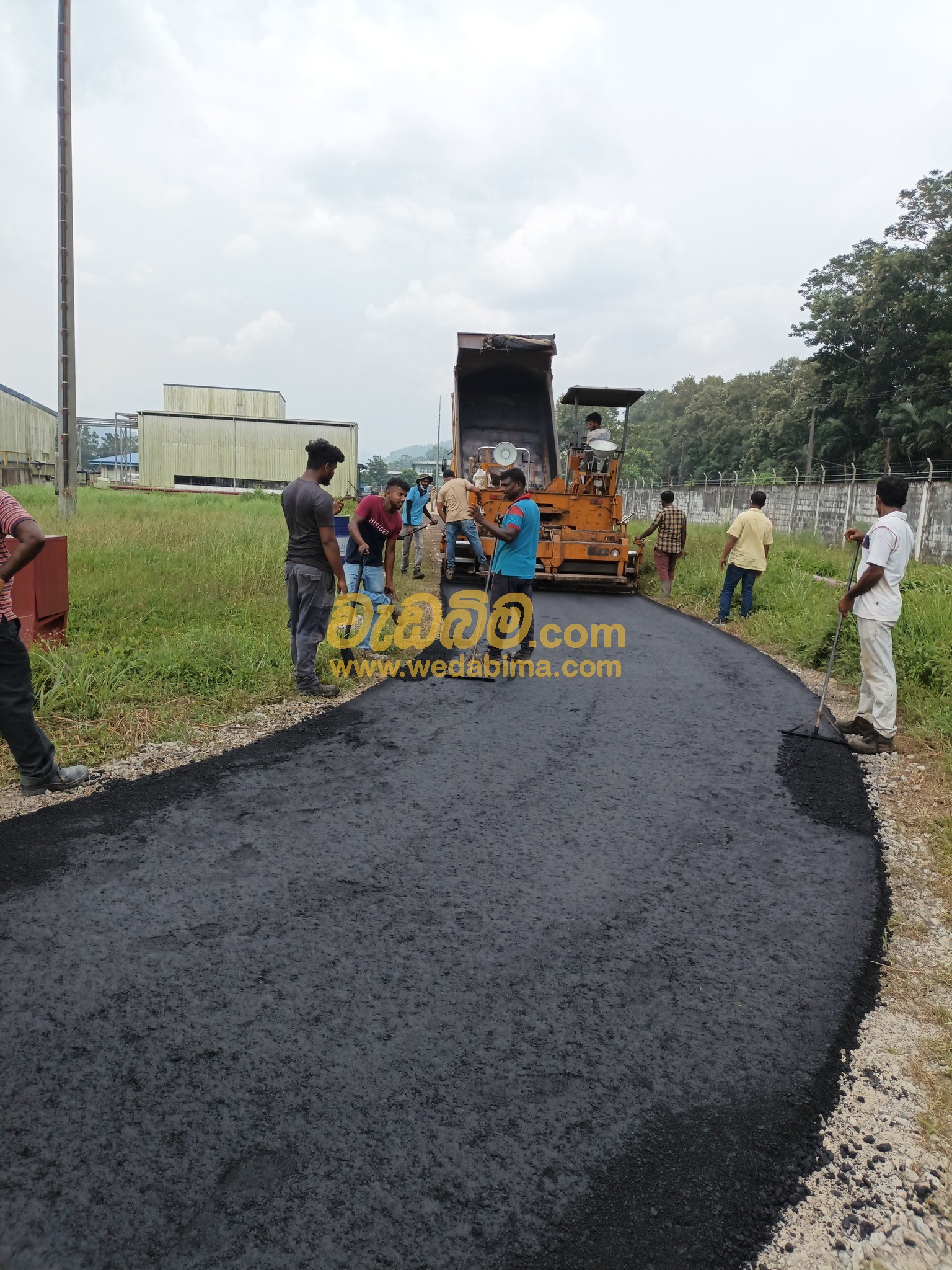 Road Construction Work in Piliyandala