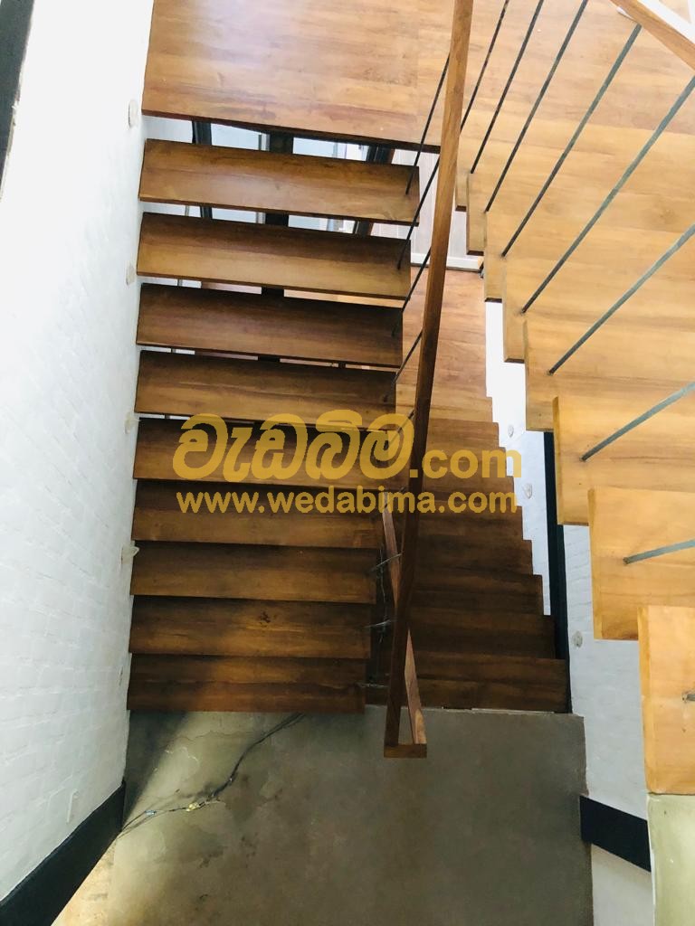 Timber Staircase Design wattala price in Sri Lanka