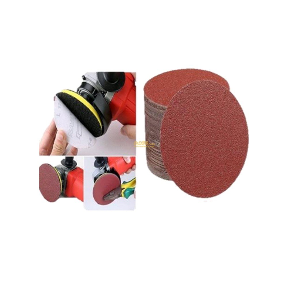 100Pcs 4.5 Inch 40 Size Sanding Disc