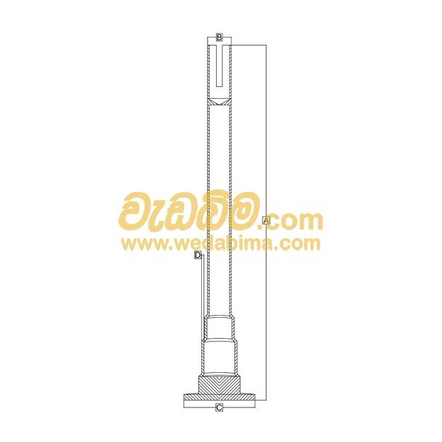 3200mm Cast-Iron Street Lamp Post