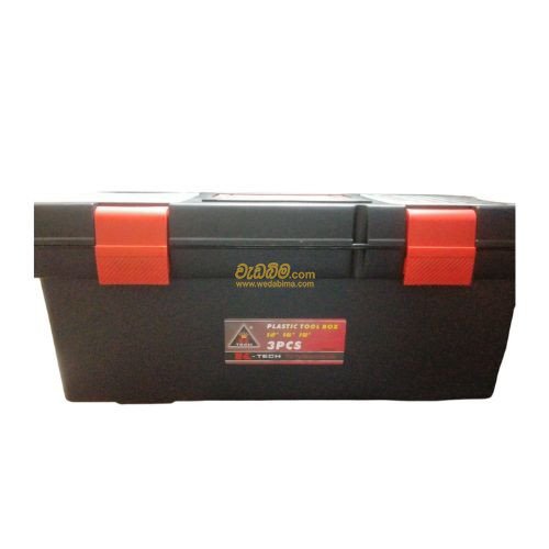 3Pcs Plastic Tool Box